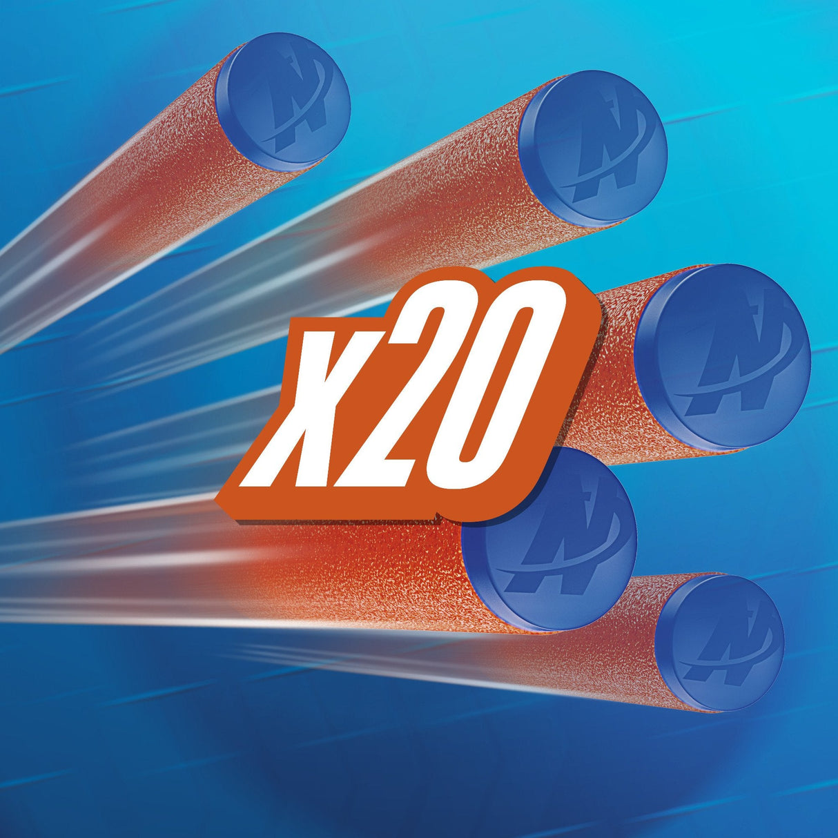 Nerf  F8640eu4, Dartblaster Azul/Naranja