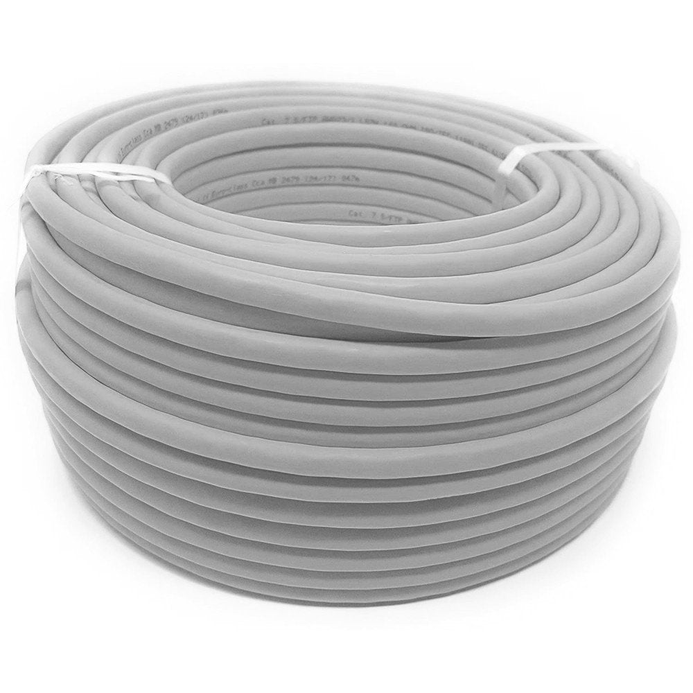 Techly Itp-C6u-Fl-100 Cable De Par Trenzado Cat6 Utp 100m 100% Cu Gris