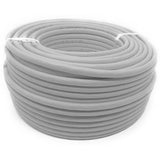 Techly Itp-C6u-Fl-100 Cable De Par Trenzado Cat6 Utp 100m 100% Cu Gris
