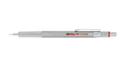 Rotring Feinminenmift 600 Plata 0,7mm Caja De Regalo