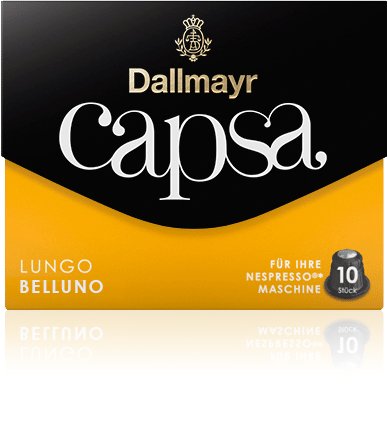 Dallmayr Capsa Lungo Belluno Kaffeekapseln, Arabicabohnen Mild, 10 Unidades