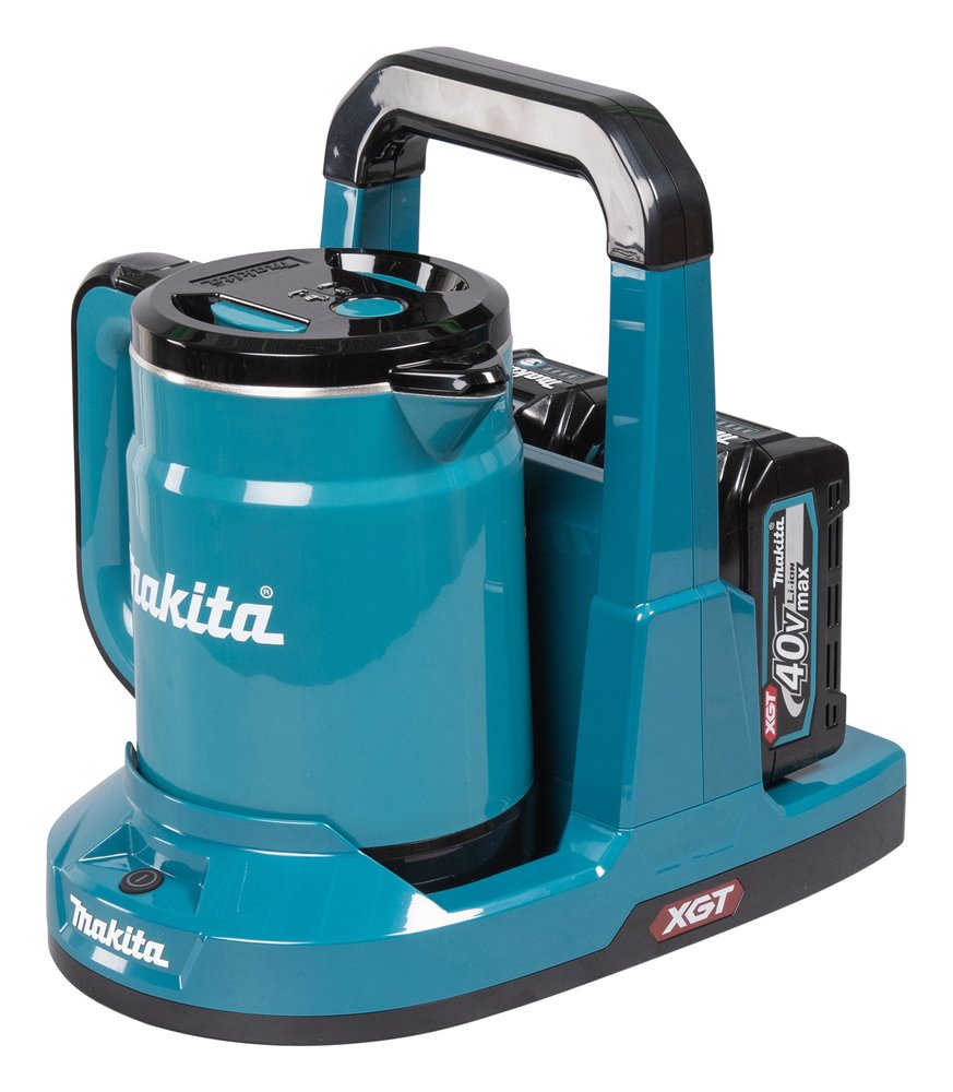 EAN 88381755818 - Makita KT001GZ tetera eléctrica 0,8 L Negro, Azul imagen 1