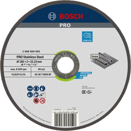 EAN 3165140070911 - Bosch 2 608 600 095 accesorio para amoladora angular Corte del disco imagen 1