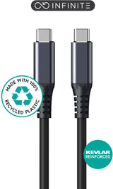 Infinite Usb-C Cable 1.2m,  Usb4 Gen3x2, 240w, 40gbps