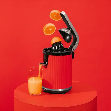 EAN 8435484038997 - Cecotec Xqueeze RetroJuice 600 Exprimidor lenta 600 W Negro, Rojo, Acero inoxidable imagen 4