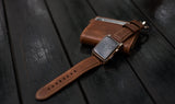 Nomad Strap Trad. Lthr. Brown Connect. Silver 42/44/45/49mm