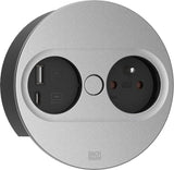 EAN 4057298129131 - Bachmann 946.014 toma de corriente Type E + USB A + USB C Acero inoxidable imagen 1