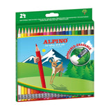 Alpino Lápices De Colores Borrables 177mm Estuche De 24 C/Surtidos