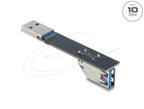 Delock Usb 10 Gbps Adapter Usb Typ-A Buchse Zu Stecker Gedreht 90° Unten