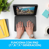 Teclado  Bluetooth Funda Logitech Rugged Folio Para Ipad ( 7 Generacion)  P/N:920-009317
