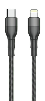2go Cable Usb Type C->Lightning Negro 1m