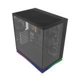 Caja Pc  Nox Atx Semitorre Hummer Galaxy Argb Negra