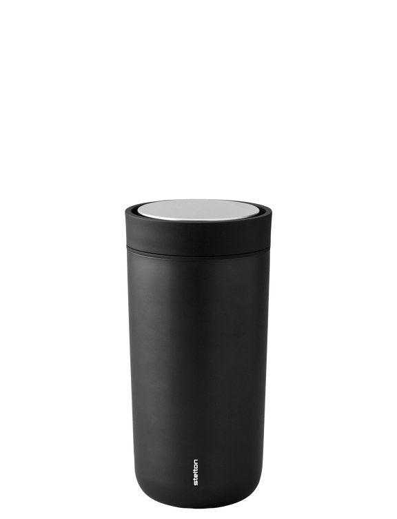 Stelton To Go Click Thermal Mug 0,4 L             Black Metallic
