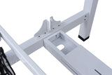 Mesa Electrica Ergonomica Doble Cara A Cara  Altura Regulable  Sin Tablero Color Estructura Gris Control Tactil Altura Desde 645mm-1290mm