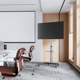 EAN 8436574709087 - AISENS FT86TRE-197 soporte para pantalla de señalización 2,18 m (86") Negro, Plata imagen 7