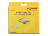 Delock M.2 Modul - Wlan+ Bluetooth 4.0, Lan-Adapter 95254