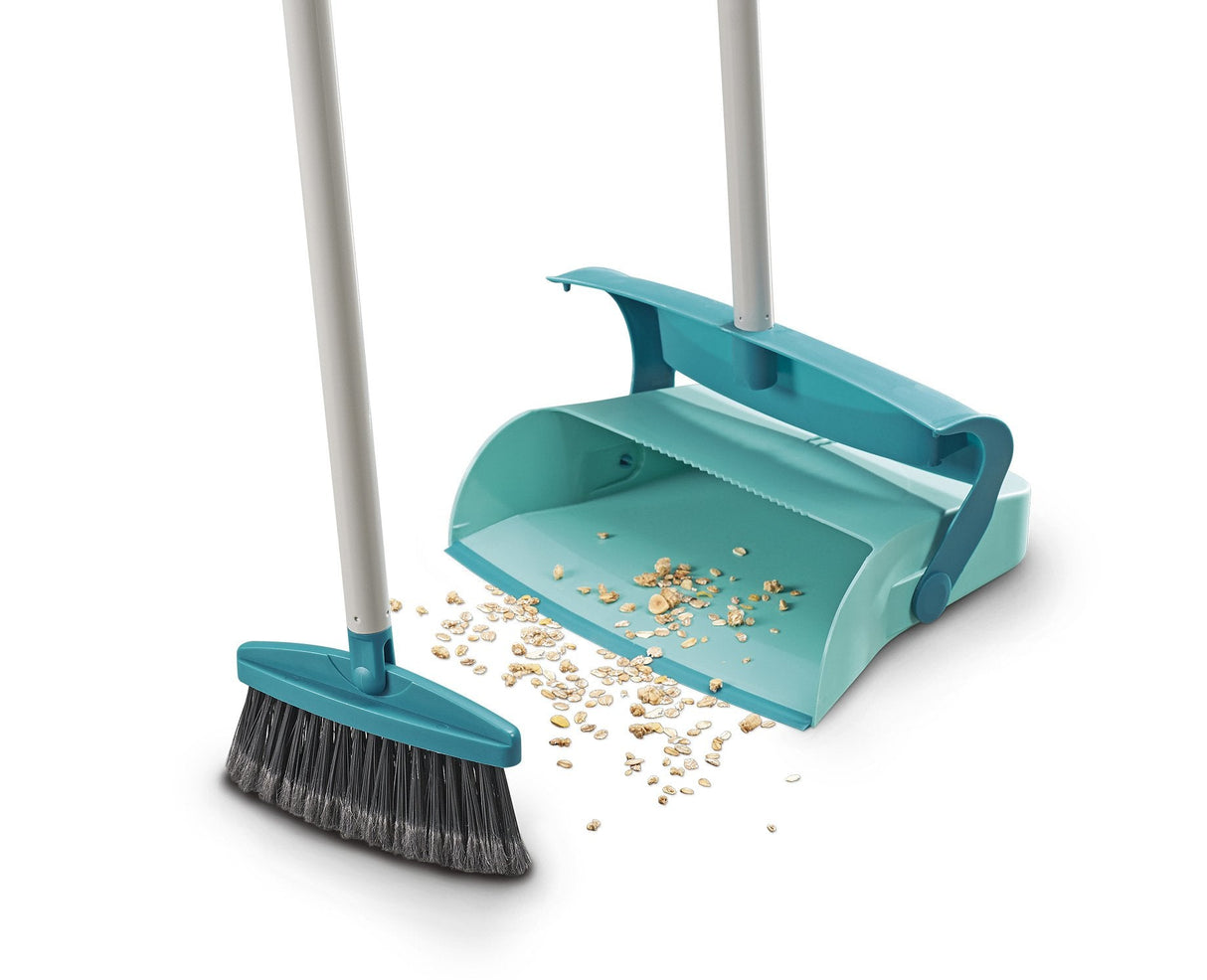 Leifheit 41405 Recogedor De Polvo Negro, Gris, Turquesa