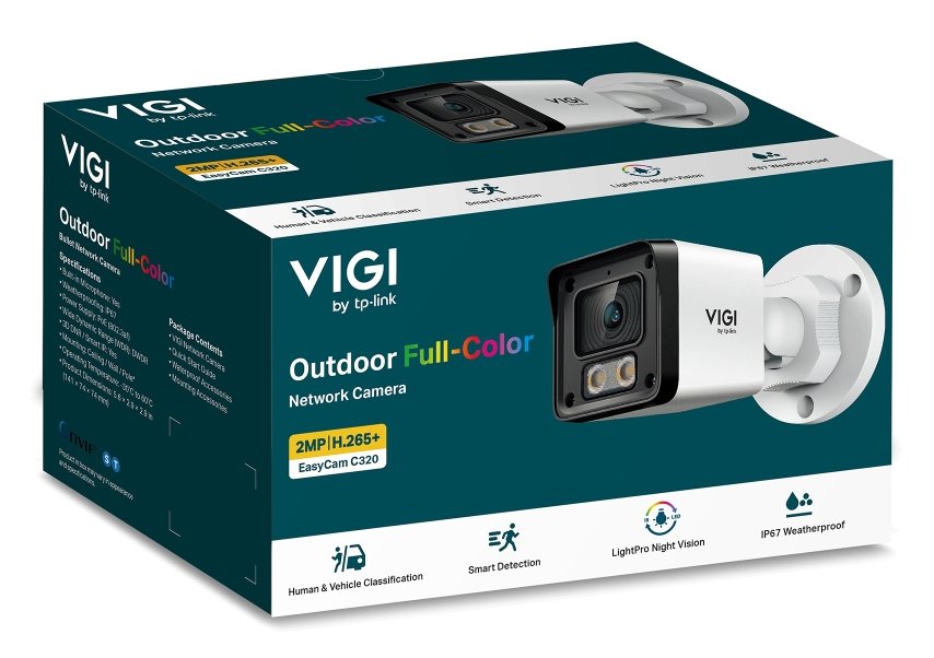 Camara Vigi Easycam 2mp Outdoor Full-Color Bullet 4mm