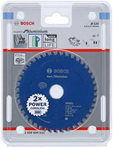 Hoja De Sierra Circular Bosch Expert Para Aluminio, Ø 120mm, 42t (Diámetro 20 Mm, Para Sierras Inalámbricas) 2608644534