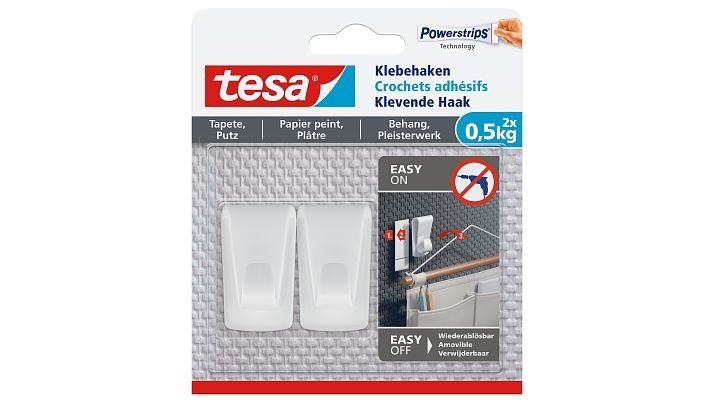 Tesa 77780 Interior Colgador Blanco 2 Pieza(S)