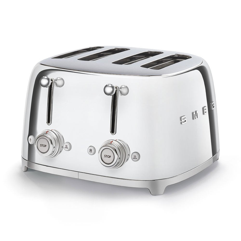 Tostadora Smeg Estilo Años 50 Cromo Tsf03sseu