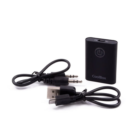 EAN 8436556145759 - CoolBox COO-BTALINK transmisor de audio inalámbrico 3,5 mm 15 m Negro imagen 1