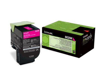 EAN 0734646475624 - Lexmark 802M cartucho de tóner 1 pieza(s) Original Magenta imagen 1
