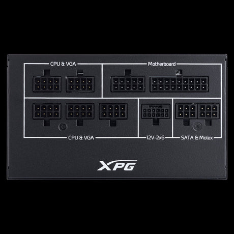 EAN 4711085946256 - XPG COREREACTOR II VE 850W unidad de fuente de alimentación 24-pin ATX ATX Negro imagen 3