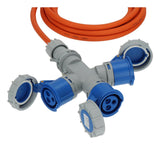 Brennenstuhl Extensión.-Cable Cee 3 Vías Distribuidor 16a 5m