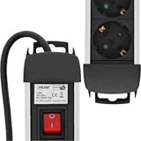 EAN 4043718188307 - InLine 4043718188307 base múltiple 1,5 m 6 salidas AC Interior Negro imagen 2