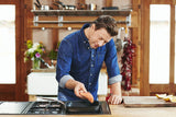 Tefal Jamie Oliver Cook'S Classics E2454144 - Sartén Antiadherente, Apta Para Horno, Inducción, Mango Remachado, Aluminio Anodizado Duro, Negro, 27 X 23 Cm