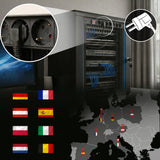 EAN 5903148912967 - Extralink 19\" 1U 7 SOCKET EU TYPE POWER PDU WITH SWITCH PDU 7-EU Regleta eléctrica imagen 8