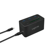 Logilink Docking Usb 3.2 (G1) Hdmi, 10 Puertos, Pd4, Negro