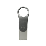 EAN 4712702644838 - Silicon Power Mobile C80 unidad flash USB 64 GB USB Type-A / USB Type-C 3.2 Gen 1 (3.1 Gen 1) Titanio imagen 1