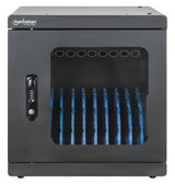 Armario De Carga Manhattan Con 10 Enchufes, Puerta De Crimal Con Cerradura