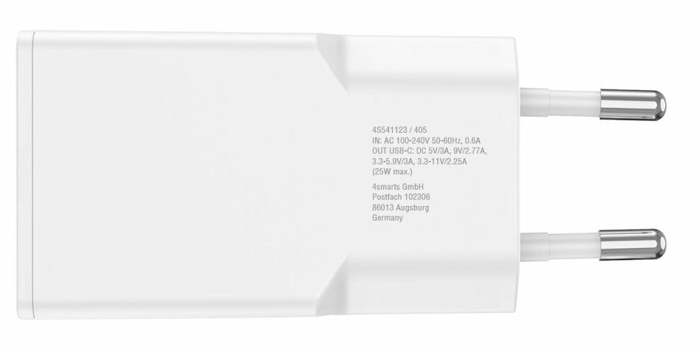 4smarts Netzladegert Pdplug Slim 25w Gan 1c. Wei