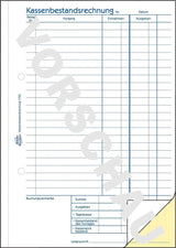 Avery Zweckform Kassenbuch - 40 Hoja - A5 (148 X 210 Mm)