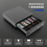 EAN 8435364316344 - iggual IRON-50 Cajón de efectivo automático y manual imagen 6