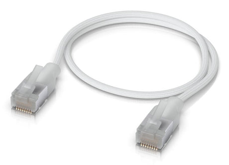 EAN 0810084697269 - Ubiquiti UACC-Cable-Patch-EL-C6A-0.3M-W cable de red Translúcido, Blanco 0,3 m Cat6a imagen 2