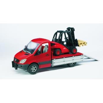 Bruder Linde Fork Lift H30d With 2 Pallets Vehículo De Juguete
