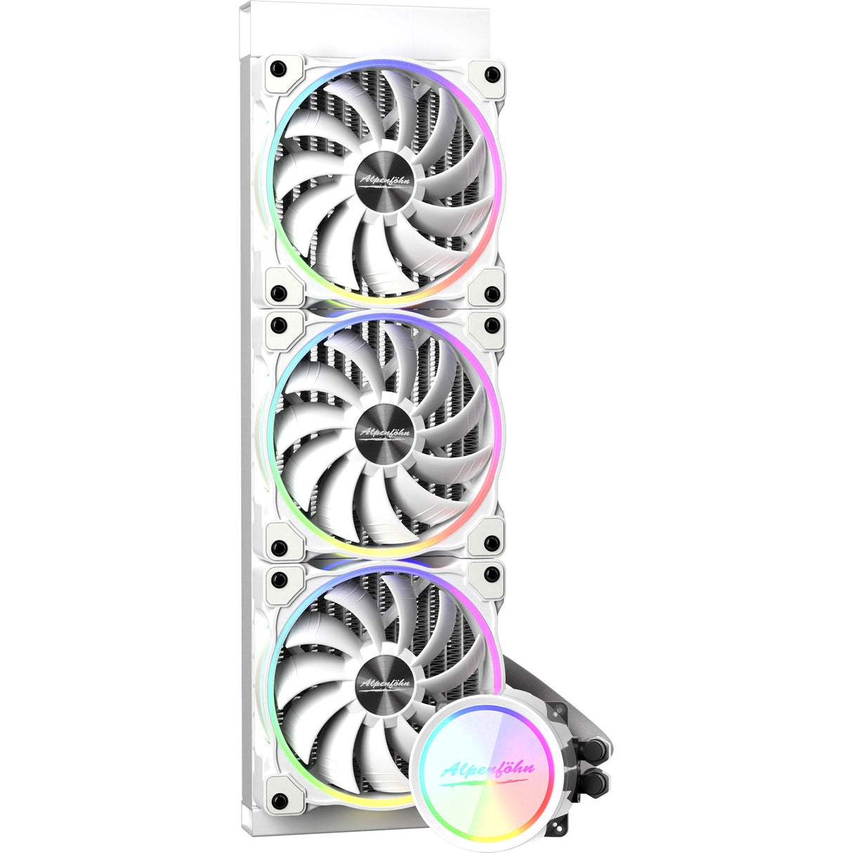 Alpenföhn 360 White Rgb Refrigeración Por Agua, Blanco