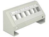 Keystone Multimedia Panel 6 Port Grau