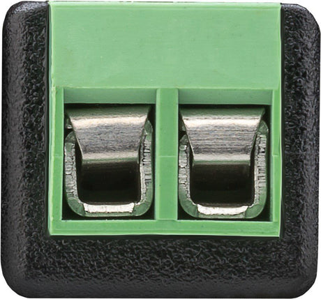 EAN 4040849767395 - Goobay 76739 cambiador de género para cable Terminal Block 2-pin BNC Negro imagen 2