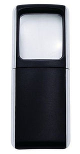 Wedo Rechtecklupe Con Led-Licht, Inkl. Batt. A Sb-Karte