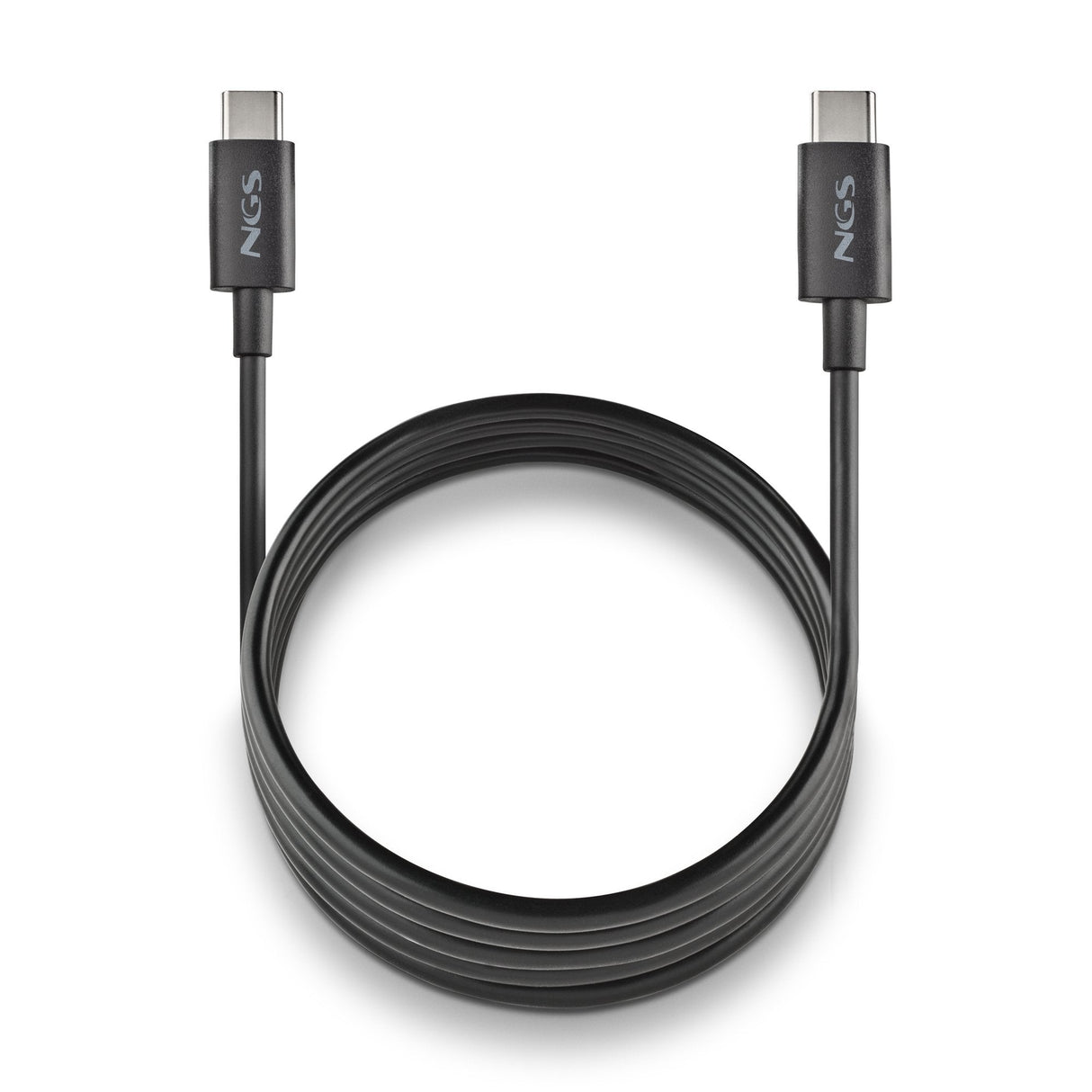 Cable Usb 2.0 Tipo-C Ngs Zyro 60w-1 Usb Tipo-C Macho Usb Tipo-C Macho Hasta 60w 480mbps 1m Negro