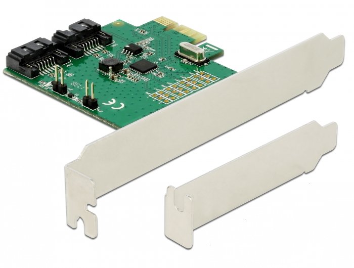 Delock 90392 Tarjeta Pci Express De 2 Puertos Sata Con Raid