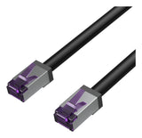 Flexline Cable De Red Cat.6a S/Ftp Kurze Bauform Negro 2,0m