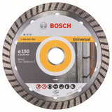 Bosch Profesional - Disco De Corte Diamante Estándar Para Universal Turbo (Piedra, 150 X 22.23 2.5 10 Mm, Accesorios Amoladoras Angulares)