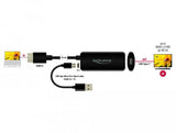 Delock Adaptador Hdmi-A Macho A Usb Tipo-C Hembra (Dp Alt Mode) 4k 60