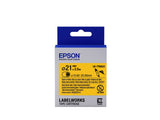 Epson Cinta Lk-7yba21 - Gaine Thermorétractable Hst Negro/Amarillo D21/2,5